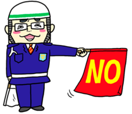 Daily life of security guard Mr.Saito sticker #7537663