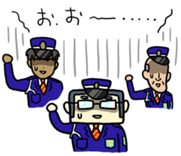 Daily life of security guard Mr.Saito sticker #7537666