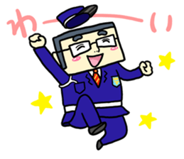 Daily life of security guard Mr.Saito sticker #7537675