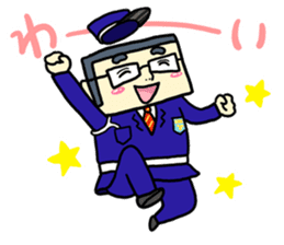 Daily life of security guard Mr.Saito sticker #7537675