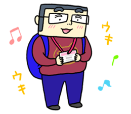 Daily life of security guard Mr.Saito sticker #7537676