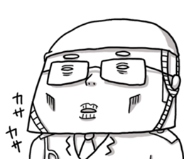 Daily life of security guard Mr.Saito sticker #7537683