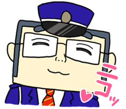 Daily life of security guard Mr.Saito sticker #7537690