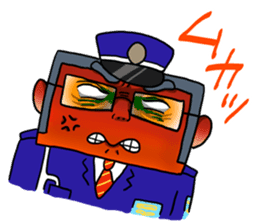 Daily life of security guard Mr.Saito sticker #7537691