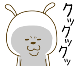 captain rabbit 2 sticker #7538056