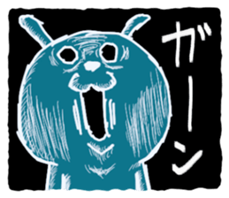 captain rabbit 2 sticker #7538060