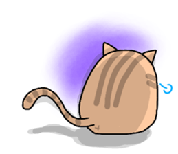 busy cat. sticker #7538165