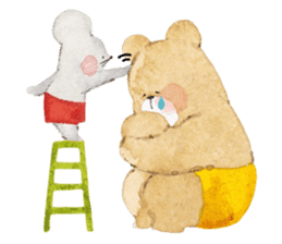 chubby bear2 sticker #7538911