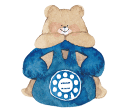 chubby bear2 sticker #7538929