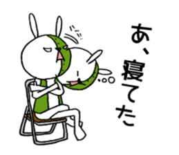 Sergeant Rabbit_2 sticker #7538940