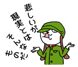 Sergeant Rabbit_2 sticker #7538962