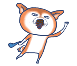 Shiba dog PanPan's normal life 2 sticker #7538998