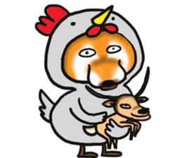 Shiba dog PanPan's normal life 2 sticker #7539008