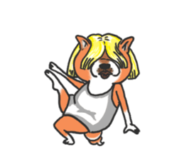 Shiba dog PanPan's normal life 2 sticker #7539031