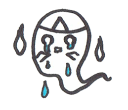 cute ghost tamachan2 sticker #7539912