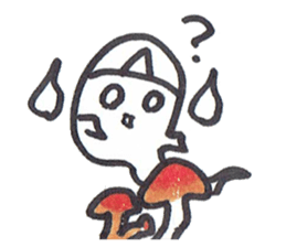 cute ghost tamachan2 sticker #7539929