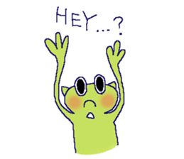 Katchan Frog Stickers (English) sticker #7540781