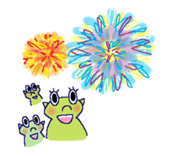 Katchan Frog Stickers (English) sticker #7540785