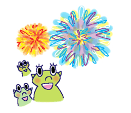 Katchan Frog Stickers (English) sticker #7540785