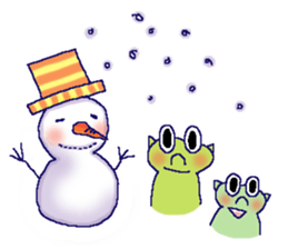 Katchan Frog Stickers (English) sticker #7540787