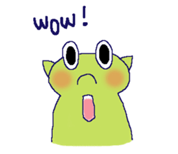 Katchan Frog Stickers (English) sticker #7540789
