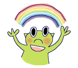 Katchan Frog Stickers (English) sticker #7540794