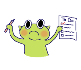 Katchan Frog Stickers (English) sticker #7540795