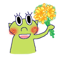 Katchan Frog Stickers (English) sticker #7540797