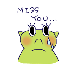 Katchan Frog Stickers (English) sticker #7540802