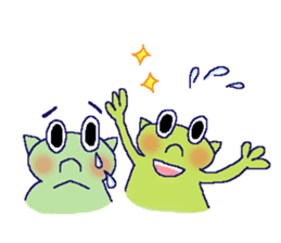 Katchan Frog Stickers (English) sticker #7540803