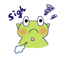 Katchan Frog Stickers (English) sticker #7540806