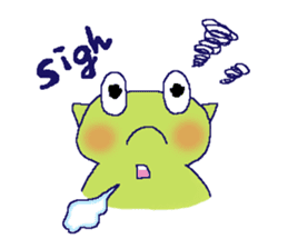 Katchan Frog Stickers (English) sticker #7540806