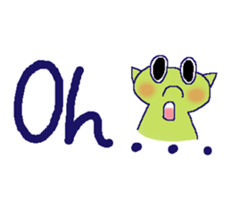 Katchan Frog Stickers (English) sticker #7540809
