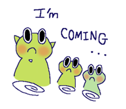 Katchan Frog Stickers (English) sticker #7540811