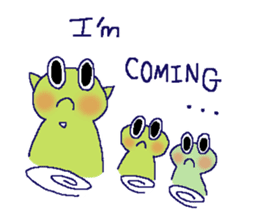 Katchan Frog Stickers (English) sticker #7540811