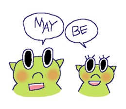 Katchan Frog Stickers (English) sticker #7540814