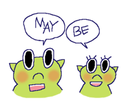 Katchan Frog Stickers (English) sticker #7540814