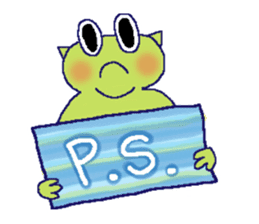 Katchan Frog Stickers (English) sticker #7540815