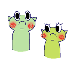 Katchan Frog Stickers (English) sticker #7540816