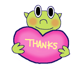 Katchan Frog Stickers (English) sticker #7540819