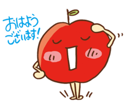 good morning! Apple! sticker #7541268