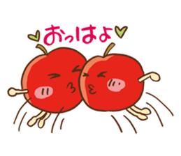 good morning! Apple! sticker #7541284