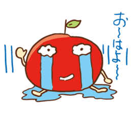 good morning! Apple! sticker #7541291
