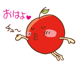 good morning! Apple! sticker #7541294