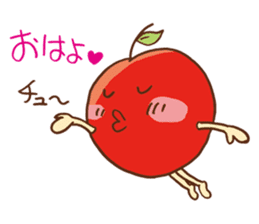 good morning! Apple! sticker #7541294