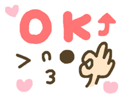 Cute emoticons. English ed. sticker #7541544
