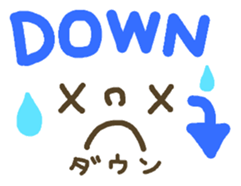 Cute emoticons. English ed. sticker #7541566