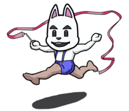 Powerful bunny sticker #7542264