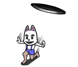 Powerful bunny sticker #7542271