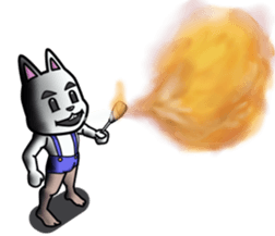 Powerful bunny sticker #7542283